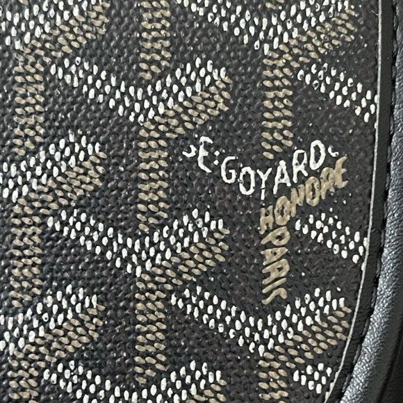 Goyard Belvedere PM Black Crossbody Bag Designer Luxury Purse Adjustable Strap - Picture 12 of 16